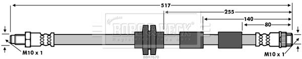 BORG & BECK Jarruletku BBH7670